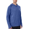 image:imageRoadbox UPF 50 Fishing Shirts for Men Long Sleeve UV Sun Protection Lightweight Rash Guard Hoodie for Hiking WorkoutBlue