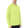 image:imageRoadbox UPF 50 Fishing Shirts for Men Long Sleeve UV Sun Protection Lightweight Rash Guard Hoodie for Hiking WorkoutLemon Yellow