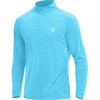 image:imageRoadbox UPF 50 Long Sleeve Shirts for Men  Quarter Zip Pullover Quick Dry Rash Guard for Running Golf Fishing WorkoutSlate Blue