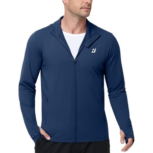 image:imageRoadbox Mens Sun Protection Hoodie Jacket UPF 50 Full Zip Long Sleeve SPF UV Shirts for Hiking Fishing05 Dark Blue