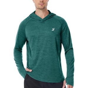 image:imageRoadbox UPF 50 Fishing Shirts for Men Long Sleeve UV Sun Protection Lightweight Rash Guard Hoodie for Hiking WorkoutForest Green