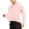 image:imageRoadbox Mens UPF 50 Sun Hoodie Long Sleeve UV Protection Fishing Shirts Lighweight SPF Hiking Running Swim Rash GuardPink