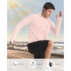 image:imageRoadbox Mens UPF 50 Sun Hoodie Long Sleeve UV Protection Fishing Shirts Lighweight SPF Hiking Running Swim Rash GuardPink