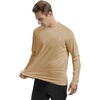 image:imageRoadbox Mens UPF 50 UV Sun Protection Shirts Outdoor Long Sleeve SPF Rash Guard for Fishing Hiking Swimming Running1 Pack25sand