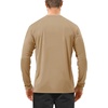 image:imageRoadbox Mens UPF 50 UV Sun Protection Shirts Outdoor Long Sleeve SPF Rash Guard for Fishing Hiking Swimming Running1 Pack25sand
