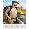 image:imageRoadbox Mens UPF 50 UV Sun Protection Shirts Outdoor Long Sleeve SPF Rash Guard for Fishing Hiking Swimming Running1 Pack25sand