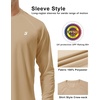 image:imageRoadbox Mens UPF 50 UV Sun Protection Shirts Outdoor Long Sleeve SPF Rash Guard for Fishing Hiking Swimming Running1 Pack25sand