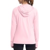 image:imageRoadbox Womens UPF 50 Sun Protection Hoodie Jacket Lightweight SPF Long Sleeve Full Zip Workout Shirts for Hiking Running17 Pink