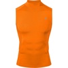 image:imageRoadbox Mens Compression Tank Top Mock Turtleneck Sleeveless Shirt Fitted Athletic Base Layer for Gym WorkoutOrange
