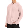 image:imageRoadbox Mens UPF 50 Sun Hoodie Long Sleeve UV Protection Fishing Shirts Lighweight SPF Hiking Running Swim Rash GuardPink