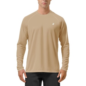 image:imageRoadbox Mens UPF 50 UV Sun Protection Shirts Outdoor Long Sleeve SPF Rash Guard for Fishing Hiking Swimming Running1 Pack25sand