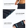 image:imageRoadbox Mens 34 Compression Pants Running Workout Tights Leggings Sport Basketball Athletic Football Capri Base LayerDark Gray