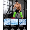 image:imageRoadbox Mens 34 Compression Pants Running Workout Tights Leggings Sport Basketball Athletic Football Capri Base LayerNeon Green