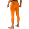 image:imageRoadbox Mens 34 Compression Pants Running Workout Tights Leggings Sport Basketball Athletic Football Capri Base LayerOrange