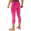 image:imageRoadbox Mens 34 Compression Pants Running Workout Tights Leggings Sport Basketball Athletic Football Capri Base LayerPink