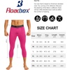 image:imageRoadbox Mens 34 Compression Pants Running Workout Tights Leggings Sport Basketball Athletic Football Capri Base LayerPink