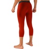 image:imageRoadbox Mens 34 Compression Pants Running Workout Tights Leggings Sport Basketball Athletic Football Capri Base LayerRed