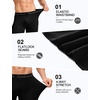 image:imageRoadbox Mens Compression Shorts Performance Running Spandex Shorts Workout Athletic Underwear Base Layer for Sports GymBlack