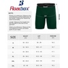 image:imageRoadbox Mens Compression Shorts Performance Running Spandex Shorts Workout Athletic Underwear Base Layer for Sports GymDark Green