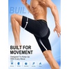 image:imageRoadbox Mens Compression Shorts Performance Running Spandex Shorts Workout Athletic Underwear Base Layer for Sports GymGray