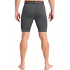 image:imageRoadbox Mens Compression Shorts Performance Running Spandex Shorts Workout Athletic Underwear Base Layer for Sports GymLight Gray