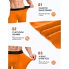 image:imageRoadbox Mens Compression Shorts Performance Running Spandex Shorts Workout Athletic Underwear Base Layer for Sports GymOrange