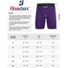 image:imageRoadbox Mens Compression Shorts Performance Running Spandex Shorts Workout Athletic Underwear Base Layer for Sports GymPurple