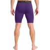 image:imageRoadbox Mens Compression Shorts Performance Running Spandex Shorts Workout Athletic Underwear Base Layer for Sports GymPurple