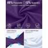 image:imageRoadbox Mens Compression Shorts Performance Running Spandex Shorts Workout Athletic Underwear Base Layer for Sports GymPurple