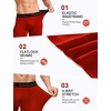 image:imageRoadbox Mens Compression Shorts Performance Running Spandex Shorts Workout Athletic Underwear Base Layer for Sports GymRed