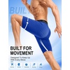 image:imageRoadbox Mens Compression Shorts Performance Running Spandex Shorts Workout Athletic Underwear Base Layer for Sports GymRoyal Blue