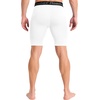 image:imageRoadbox Mens Compression Shorts Performance Running Spandex Shorts Workout Athletic Underwear Base Layer for Sports GymWhite