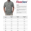 image:imageRoadbox Mens Fishing Shirts Short Sleeve Sun Protection Button Down Quick Dry Cooling Hiking Shirt for Travel Safari CampingLight Gray