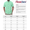 image:imageRoadbox Mens Fishing Shirts Short Sleeve Sun Protection Button Down Quick Dry Cooling Hiking Shirt for Travel Safari CampingMint Green