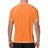 image:imageRoadbox Mens Short Sleeve Swim Shirt UPF 50 Quick Dry Rash Guard UV Sun Protection Water TShirt for Beach and SurfingBright Orange