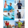 image:imageRoadbox Mens Short Sleeve Swim Shirt UPF 50 Quick Dry Rash Guard UV Sun Protection Water TShirt for Beach and SurfingDusty Blue