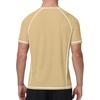 image:imageRoadbox Mens Short Sleeve Swim Shirt UPF 50 Quick Dry Rash Guard UV Sun Protection Water TShirt for Beach and SurfingKhaki