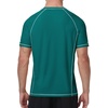 image:imageRoadbox Mens Short Sleeve Swim Shirt UPF 50 Quick Dry Rash Guard UV Sun Protection Water TShirt for Beach and SurfingTeal
