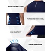 image:imageRoadbox Mens Sleeveless Compression Shirt Athletic Workout Tank Tops Sports Running Muslc Base LayerNavy Blue