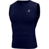 image:imageRoadbox Mens Sleeveless Compression Shirt Athletic Workout Tank Tops Sports Running Muslc Base LayerNavy Blue