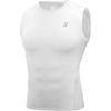 image:imageRoadbox Mens Sleeveless Compression Shirt Athletic Workout Tank Tops Sports Running Muslc Base LayerWhite