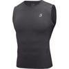 image:imageRoadbox Mens Sleeveless Compression Shirt Athletic Workout Tank Tops Sports Running Slimming Base Layer Cement Gray