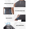image:imageRoadbox Mens Sleeveless Compression Shirt Athletic Workout Tank Tops Sports Running Slimming Base Layer Cement Gray
