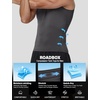 image:imageRoadbox Mens Sleeveless Compression Shirt Athletic Workout Tank Tops Sports Running Slimming Base Layer Cement Gray