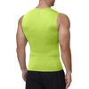 image:imageRoadbox Mens Sleeveless Compression Shirt Athletic Workout Tank Tops Sports Running Slimming Base Layer Lemon Yellow