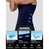 image:imageRoadbox Mens Sleeveless Compression Shirt Athletic Workout Tank Tops Sports Running Slimming Base Layer Navy Blue
