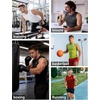 image:imageRoadbox Mens Sleeveless Compression Shirt Athletic Workout Tank Tops Sports Running Slimming Base Layer Red