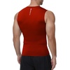 image:imageRoadbox Mens Sleeveless Compression Shirt Athletic Workout Tank Tops Sports Running Slimming Base Layer Red