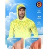 image:imageRoadbox Mens UPF 50 Sun Protection Hoodie UV Long Sleeve Fishing Shirts Outdoor Swim Hiking Running Workout Rash GuardLight Yellow
