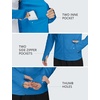 image:imageRoadbox Mens UPF 50 UV Sun Protection Hoodie Jacket Lightweight Full Zip Fishing Shirts for Hiking Running WorkoutBlue